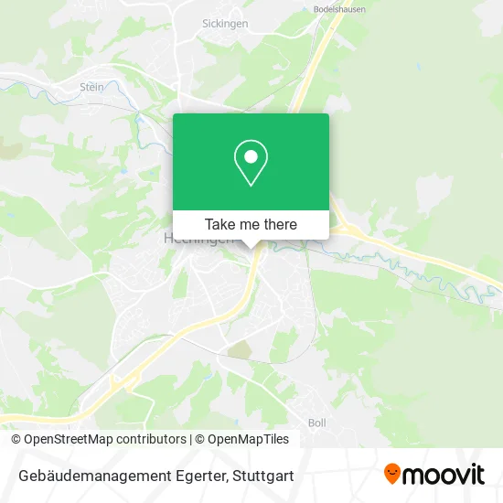 Карта Gebäudemanagement Egerter