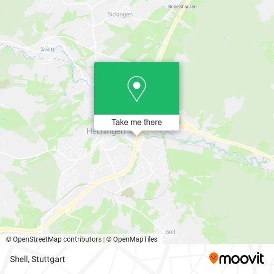 Shell map