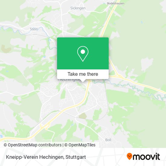 Карта Kneipp-Verein Hechingen