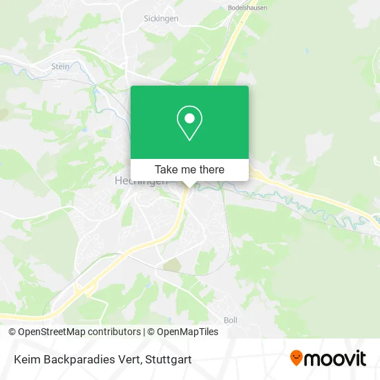 Карта Keim Backparadies Vert