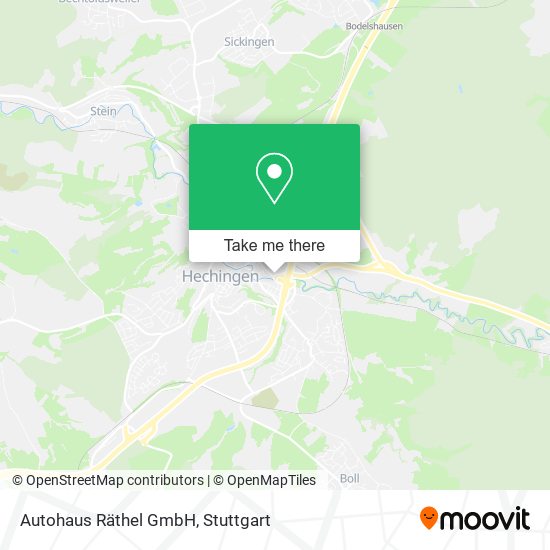 Autohaus Räthel GmbH map