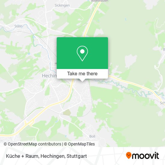 Küche + Raum, Hechingen map