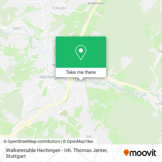 Карта Walkenmühle Hechingen - Inh. Thomas Jenter