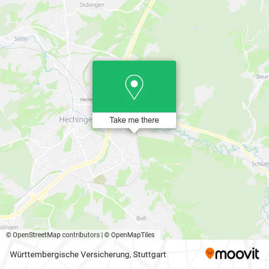 Карта Württembergische Versicherung