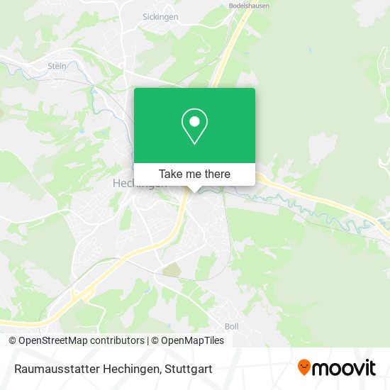 Raumausstatter Hechingen map