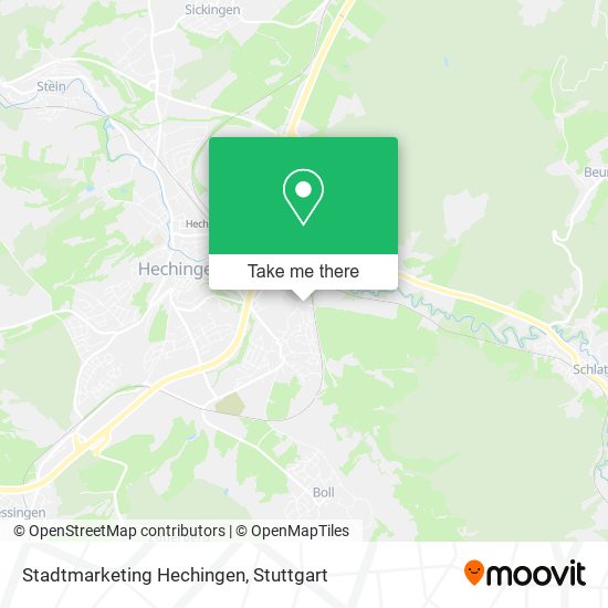Stadtmarketing Hechingen map