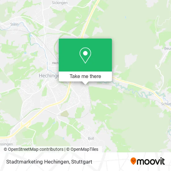 Карта Stadtmarketing Hechingen