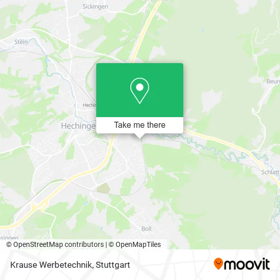 Карта Krause Werbetechnik