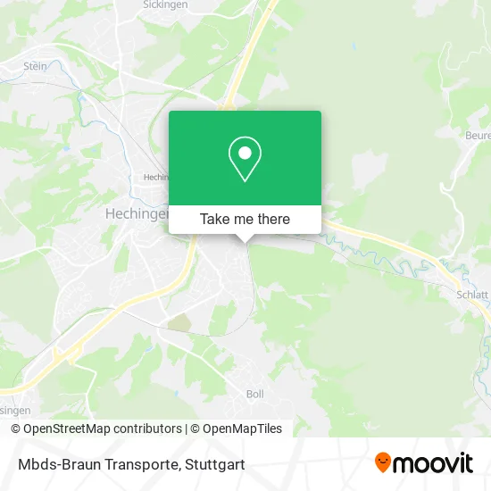 Карта Mbds-Braun Transporte