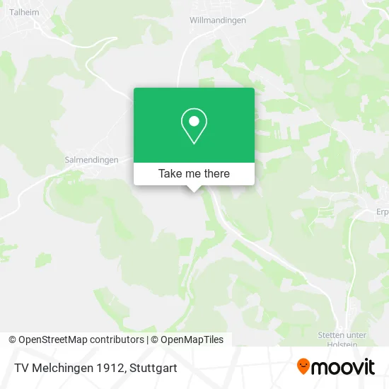 Карта TV Melchingen 1912