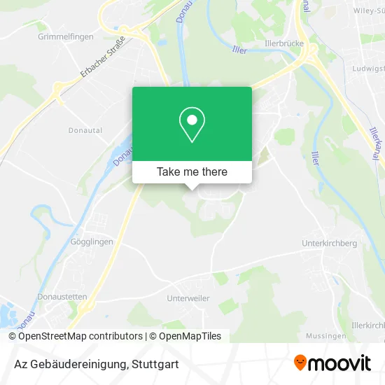 Карта Az Gebäudereinigung
