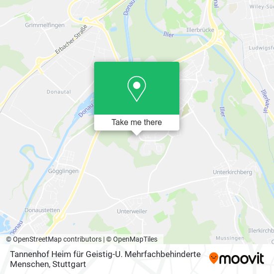 Tannenhof Heim für Geistig-U. Mehrfachbehinderte Menschen map