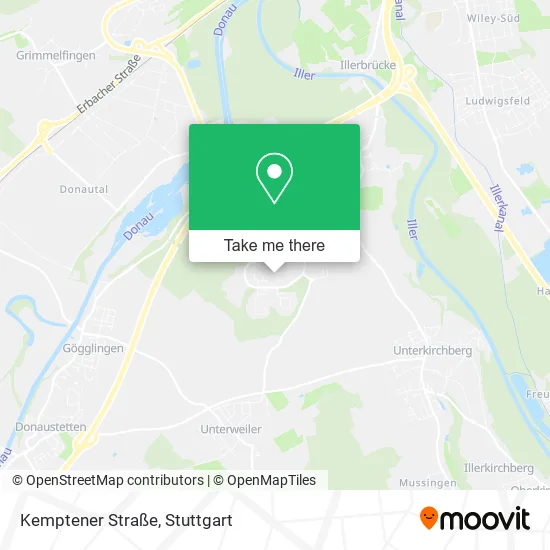 Карта Kemptener Straße