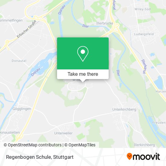 Карта Regenbogen Schule