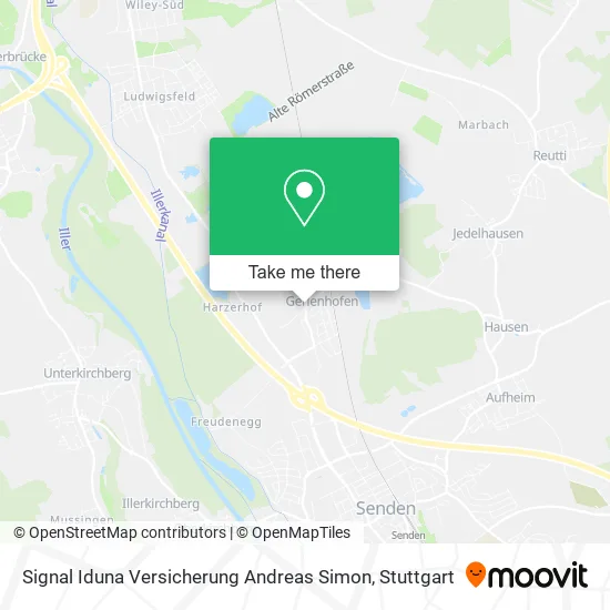 Карта Signal Iduna Versicherung Andreas Simon