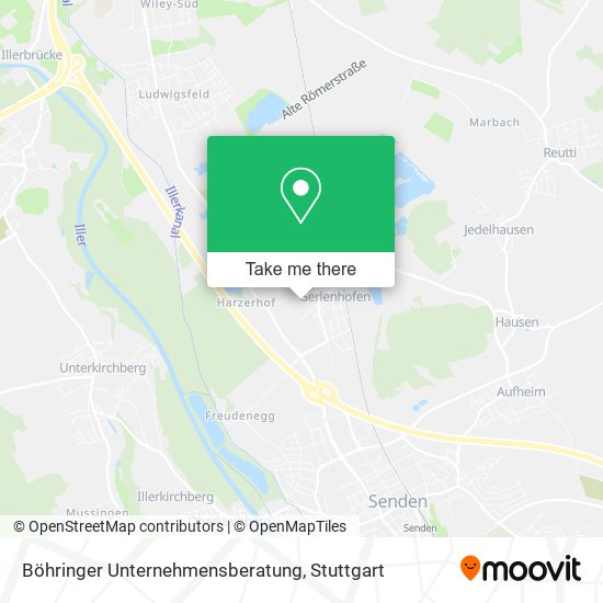 Карта Böhringer Unternehmensberatung