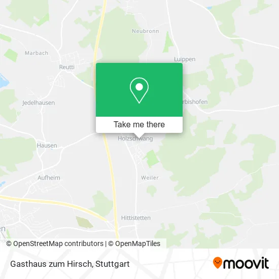 Карта Gasthaus zum Hirsch