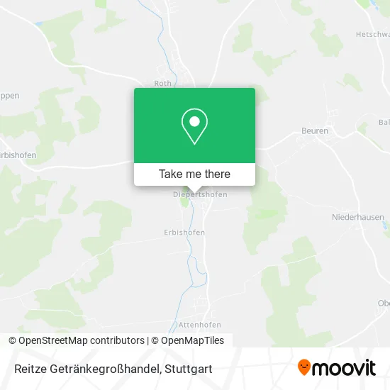 Карта Reitze Getränkegroßhandel