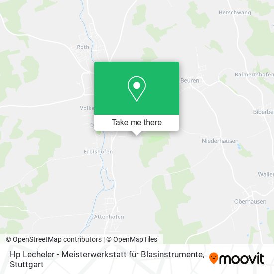 Hp Lecheler - Meisterwerkstatt für Blasinstrumente map