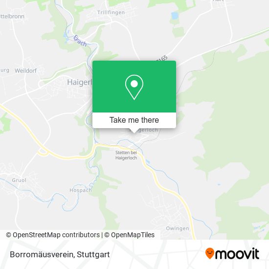 Borromäusverein map