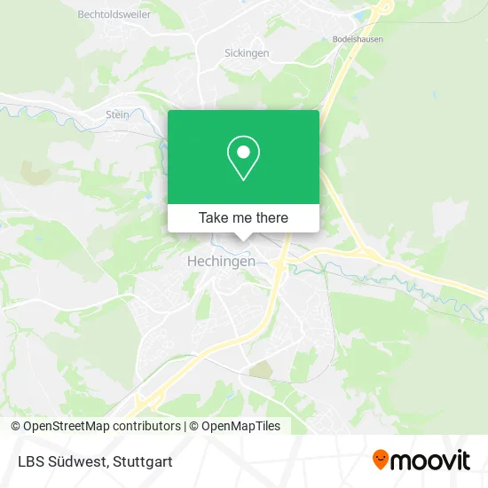 Карта LBS Südwest