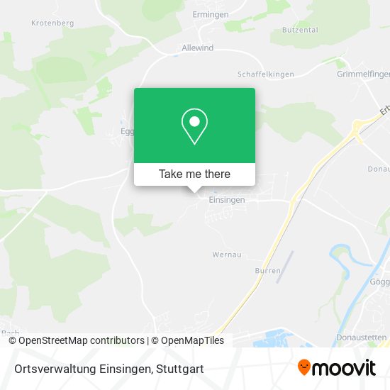 Ortsverwaltung Einsingen map