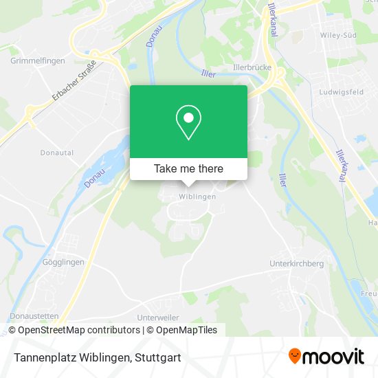 Tannenplatz Wiblingen map