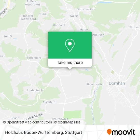 Holzhaus Baden-Württemberg map