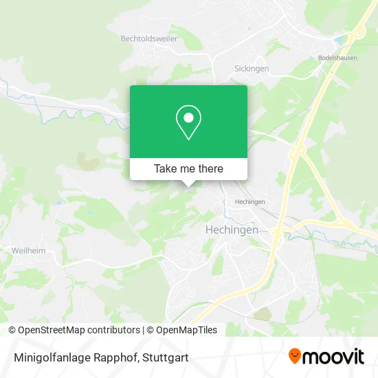 Карта Minigolfanlage Rapphof