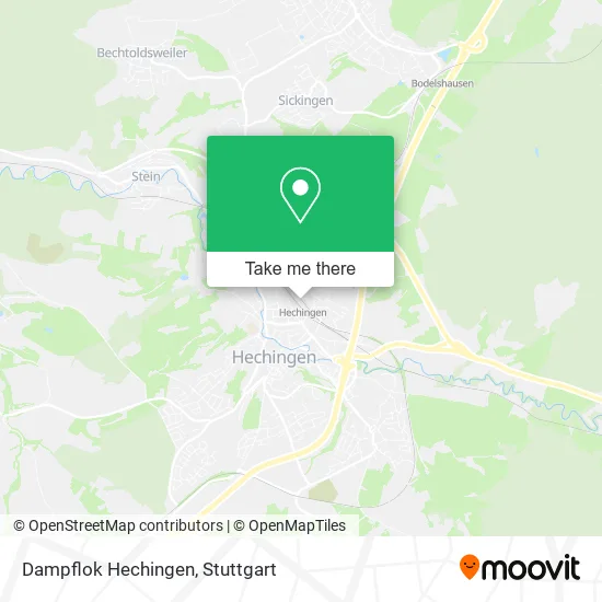 Карта Dampflok Hechingen