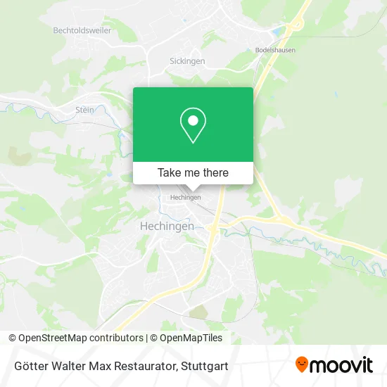 Карта Götter Walter Max Restaurator