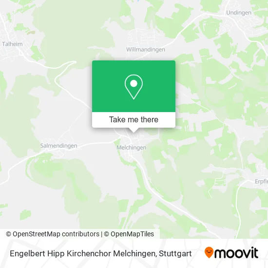 Карта Engelbert Hipp Kirchenchor Melchingen