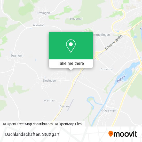 Карта Dachlandschaften