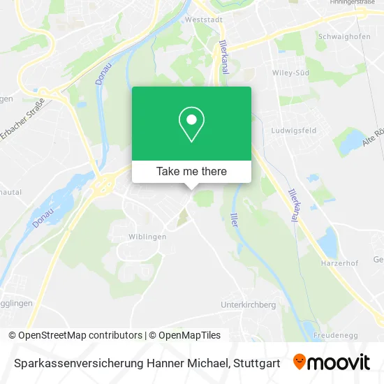 Карта Sparkassenversicherung Hanner Michael