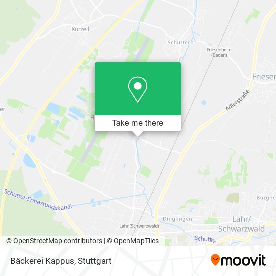 Bäckerei Kappus map