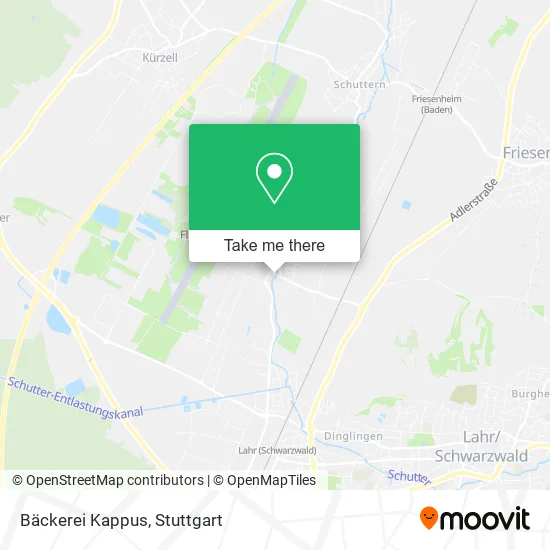 Карта Bäckerei Kappus