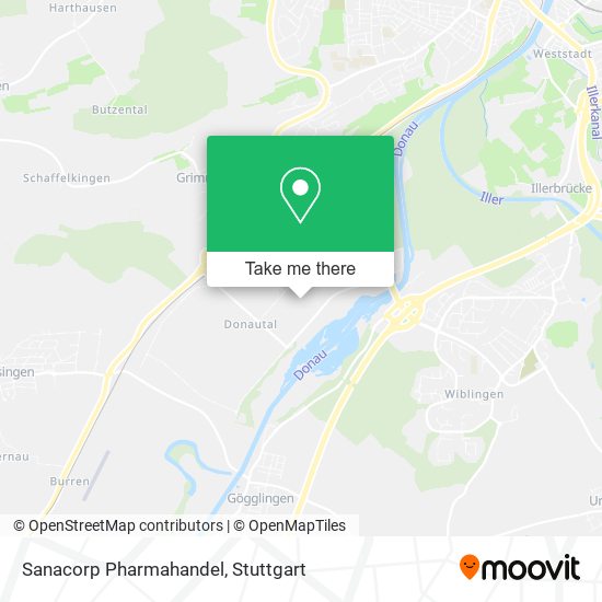 Карта Sanacorp Pharmahandel