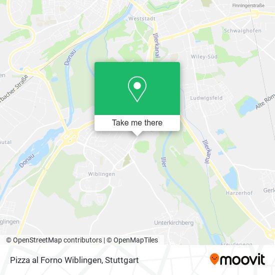 Pizza al Forno Wiblingen map