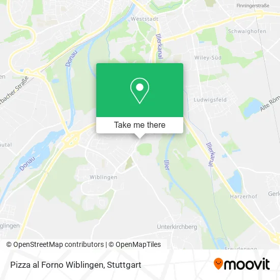 Карта Pizza al Forno Wiblingen