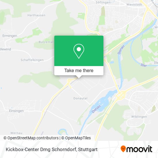 Kickbox-Center Dmg Schorndorf map