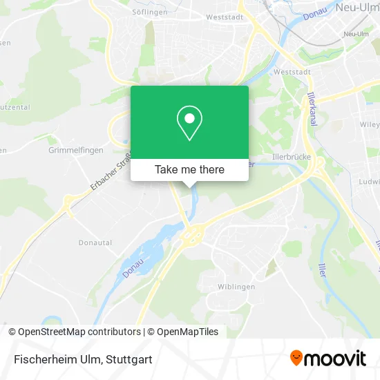 Карта Fischerheim Ulm