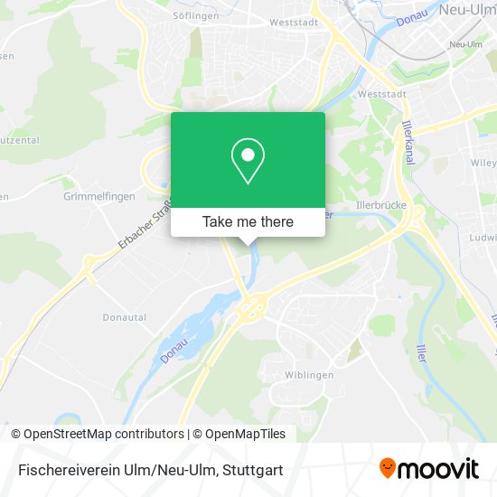 Fischereiverein Ulm/Neu-Ulm map