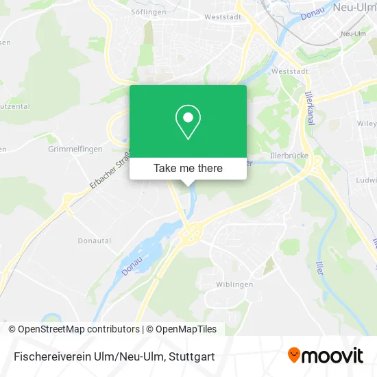 Карта Fischereiverein Ulm/Neu-Ulm
