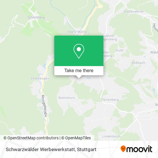 Schwarzwälder Werbewerkstatt map