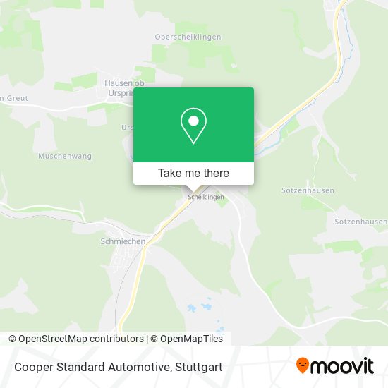 Карта Cooper Standard Automotive