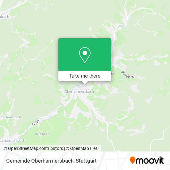 Gemeinde Oberharmersbach map