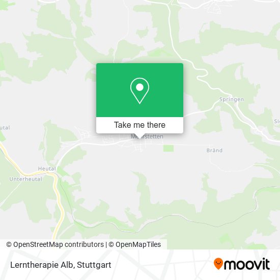 Карта Lerntherapie Alb