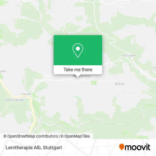 Карта Lerntherapie Alb