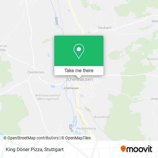 King Döner Pizza map