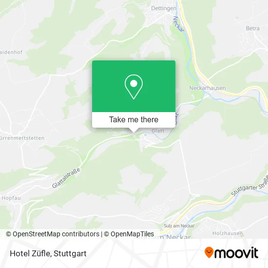 Hotel Züfle map
